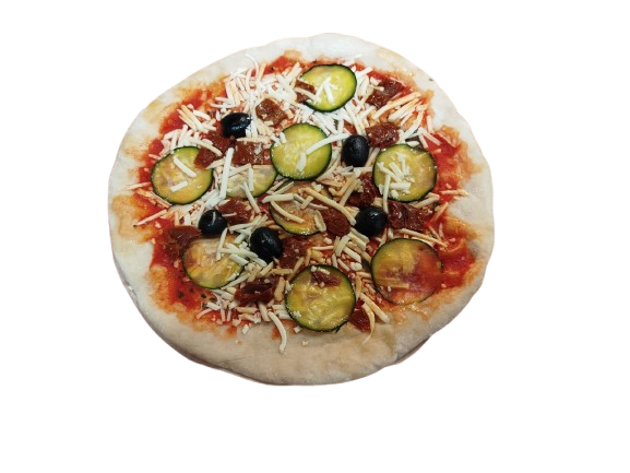 pizza de verdures 25 cm sense gluten Bona Traça