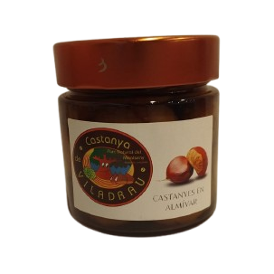 castanya en almívar 300 g Castanya de Viladrau