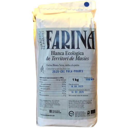 farina de xeixa blanca 1 kg Territori de Masies