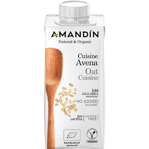 crema de civada per cuinar 200 ml Amandin