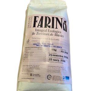 farina de sègol integral 1 kg Territori de Masies