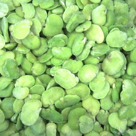 fava pelada congelada