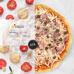 [90402] pizza de pernil dolç i olives Onyar