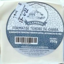 [90717] formatge tendre de cabra 250 g Mas Claperol