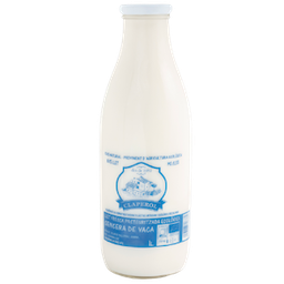 [90780] llet de vaca vidre 1 l VR Mas Claperol