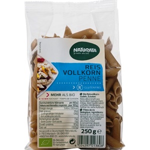 [90842] pasta arròs integral sense gluten macarrons 250 g Naturata