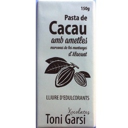 [90844] pasta de cacau 100% amb ametlla 150 g Toni Garsi