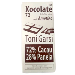 [90953] xocolata 72% amb ametlla 150 g Toni Garsi