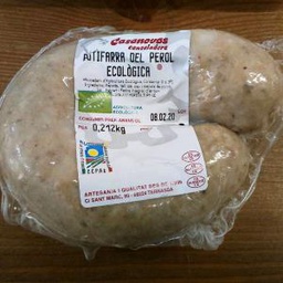 [w90198] botifarra prima del perol 250 g aprox Casanovas