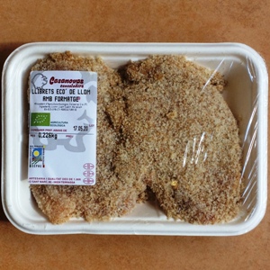 [w90200] llibrets de porc amb formatge 200 g 2 u aprox Casanovas