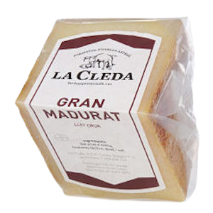[w90496] formatge gran madurat d'ovella 350 g aprox La Cleda