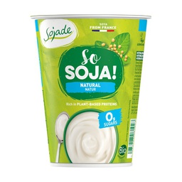 [1198] postre vegetal de soja natural 400 g Sojade