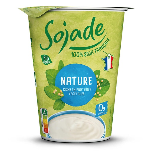 [1198] postre vegetal de soja natural 400 g Sojade