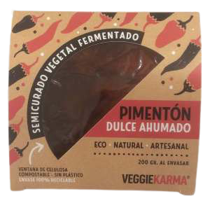 [1244] formatge vegà de pebre vermell fumat 200 g Veggie Karma