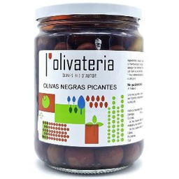 [1551] oliva negra picant 225 g L'Olivateria