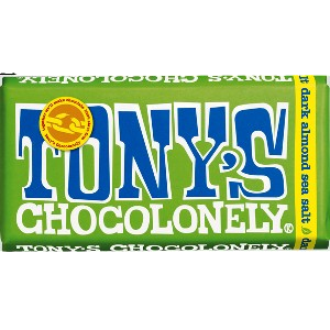 [2069] xocolata amb ametlla i sal 180 g Tony's