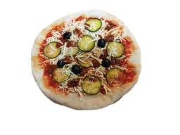 [2231] pizza de verdures 25 cm sense gluten Bona Traça