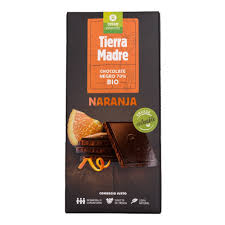 [2294] xocolata 55% ametlles i taronja 100 g Tierra Madre
