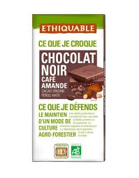 [2302] xocolata amb cafè i ametlles 100 g CJ Ethiquable