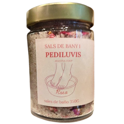[2325] sals de bany i pediluvis rosa 350 g Avantva Coop