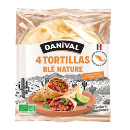 [2338] tortilla de blat 300 g (4 u) Danival
